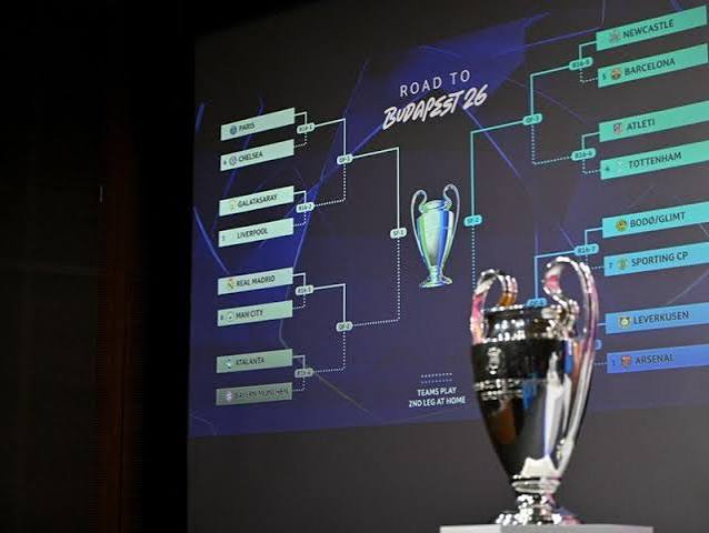 Sorteio da Champions League coloca Real Madrid frente ao City e PSG contra o Chelsea