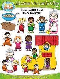 Sing along to popular kids songs and rhymes for children like 'there was an old woman who lived in a shoe' by your favorite characters, only on nursery. Free Old Woman Who Lived In A Shoe Clipart Zip A Dee Doo Dah Designs