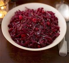 This Vibrant Veggie Christmas Side Dish Beautifully Contrasts Sweet And Savoury Make It Up To Four Braised Red Cabbage Bbc Good Food Recipes Cranberry Recipes