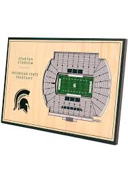 Michigan State Spartans 3d Desktop Stadium View Green Desk Accessory 6860352