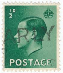 439 King Edward Stamp Stock Photos