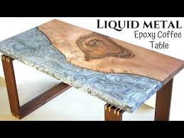 Making Awesome Epoxy Coffee Table Watch How To Use Less Epoxy Resin Youtube In 2020 Cool Coffee Tables Resin Furniture Resin Table