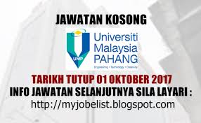 Maklumat kerjaya terkini datang dari sektor bank yaitu maybank. Jawatan Kosong Di Universiti Malaysia Pahang Ump 01 Oktober 2017 Cute766
