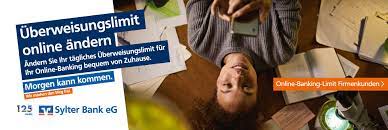 Die deutsche bank fordert pro auftrag nie mehrere transaktionsnummern (tan)! Privatkunden Sylter Bank Eg