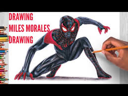 Download wallpaper 1080x1920 spider man miles morales, games, 2020 games, ps5 games, ps games, spiderman, marvel, hd, 4k images. Spiderman Drawing Miles Morales Youtube