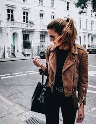 Pinterest Annalaneee Brown Leather Jacket Outfit Leather Jacket Outfits Suede Jacket Outfit