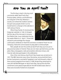 Why was april fools day started? April Fools Day Worksheets For Kids Woo Jr Kids Activities Children S Publishing