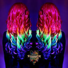 Rainbow Blacklight Hair Anyone Arcticfoxhaircolor Arcticfoxhaircolor Manicpanicnyc Manicpanic Hair Styles Pinterest Hair Bright Hair Colors