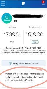 Check spelling or type a new query. Solved Paypal Asking Me To Buy 200 Amazon Gift Cards Paypal Community