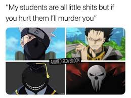 The Best Teachers Anime Memes Funny Anime Funny Anime