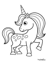 Mommy & daddy unicorn with baby 2. Unicorn Coloring Pages 50 Printable Sheets Easy Peasy And Fun