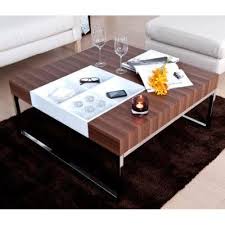 Modern walnut coffee table tables. Modern Contemporary Walnut Coffee Table W Flip Tray Ebay