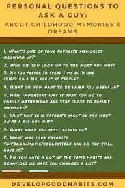There are lots of questions to ask a boyfriend. 125 Personal Questions To Ask A Guy To Start A Deep Conversation