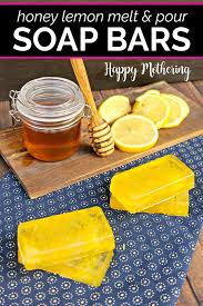 This fun diy bar soap recipe is great for beginners and is making soap at home requires two types of ingredients — an acid and a base. Homemade Honey Lemon Melt Pour Soap Bars Happy Mothering