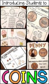 Money Math Centers Activities Posters And Lesson Ideas For Introducing Coins To Kids Money Math Money Activities Money Math Centers
