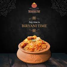 When Its About Biryani You Do Not Need To Look At The Time Food Biryani Healthyfood Eating Foo Food Marketing Ideas Food Menu Design Food Poster Design