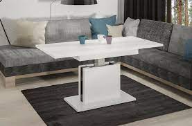 Berlioz creations amelie couchtisch mit barfunktion, hochglanz weiß/schwarz, 113 x 60 x 40 cm, 100% made in france. Couchtisch Ausziehbar Hohenverstellbar Weiss Hochglanz Tisch Funktion Wohnzimmer Kaufen Bei Madera Yatego Shop
