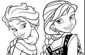 Dibujos Para Colorear Frozen Y Ana