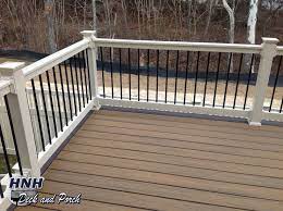 Compatible with all trex® railing no outdoor living space is complete without railing that perfectly captures its surroundings. Deck Railing Gallery Hnh Deck And Porch Llc 443 324 5217