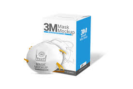 Download Realistic N95 Face Mask Mockup Mockup Daddy