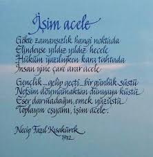 saliha adli kullanicinin necip fazil kisakurek panosundaki pin siir ozlu sozler okuma calismasi