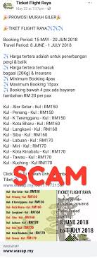 Anda bisa beli tiket dengan tarif promo dari sekarang. Pemburu Tiket Murah On Twitter Tiket Flight Tipu Jika Anda Ternampak Promo Ini Berlegar Di Facebook Jangan Sesekali Beli Tiket Seperti Ini Kau Tak Balik Raya Nanti Ini Scam Pada Yang Dah