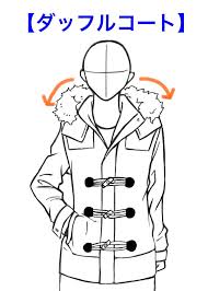 服の描き方 ３ パーカーの基本的な描き方について紹介 服 描き方 描き方 フード 描き方