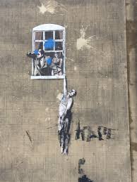In all likelihood, banksy is a street art graffiti artist from bristol, england. First Time Seeing A Banksy Original In Person Definitely Felt Good Graffiti