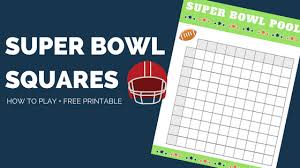 Popular printable box of good quality and at affordable prices you can buy on aliexpress. Super Bowl Squares Printable Hirschfeld