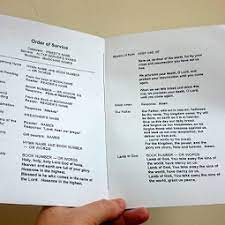 Choose from our wedding program templates or submit your own wedding ceremony text. Liturgytools Net Template Booklet For A Catholic Funeral Mass