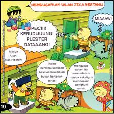 Selain itu, dengan perkembangan teknologi yang menjadikan anaka anak atauorang dewasa pun telah dapat mencari di interney dengan memakai hp yang dibawanya. Anak Shalih Mengucapkan Salam Jika Bertamu Ebook Anak