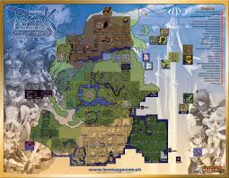 A world map depicting half of midgard.maps are visual depictions of where locations are situated within the world of the game. Ragnarok Map By Ardnaz On Deviantart