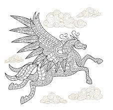 Another of its qualities is the ability to fly with wind speed. Pegasus Winged Horse Adult Coloring Page Craftfoxes