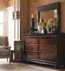 This dresser is perfect for added storage in the bedroom or can be used as a hall chest for storage throughout the home. Stanley Furniture Louis Philippe 6 Drawer Dresser Mirror Fmg Local Home Furnishing Dresser Mirror Sets