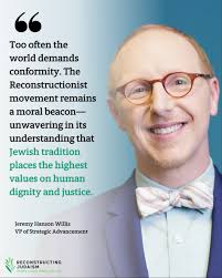 Rabbi Micah Weiss, Reconstructing Judaism's Associate Director for Thriving  Communities and Justice, Equity, Diversity and Inclusion, has arrived in  Israel to join the RRC Faculty delegate