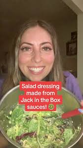 Salad dressing made from @Jack in the Box sauces! 🥗 #fyp #food #foodie  #drink #beverage #snack #snacks #snackiesnacks #candy #review #rating  #foodreview #foodrating #drinkreview #drinkrating ...