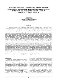 Download buku belajar membaca anak sd kelas 1.download buku pelajaran sd kelas 1 pdf dan apk file download buku pelajaran sd kelas 1 pdf dan apk ini merupakan berkas yang kami sediakan untuk para pengajar terutama guru guna melengkapi dokumentasi atau sebuah bahan yang bisa dijadikan sebagai referensi dalam. Penerapan Metode Jigsaw Untuk Meningkatk
