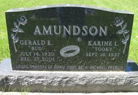 Gerald Eugene “Bud” Amundson (1930-2001)