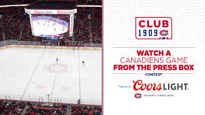 You can then capture your scoreboard from your screen and integrate it in your streaming software. Canadiens Montreal On Twitter Contest You Could Watch The October 26 Game Against The Maple Leafs From The Montreal Canadiens Press Gallery Thanks To Coorslightca Enter To Win A Pair Of