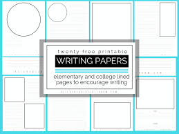 Of course, there are good reasons for it. Printable Writing Paper For Kids Twenty Versions Of Lined Paper To Print The Kitchen Table Classroom