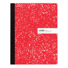 We did not find results for: Office Depot Brand Composition Notebook 9 34 X 7 12 Wide Ruled 200 Pages 100 Sheets Red Office Depot