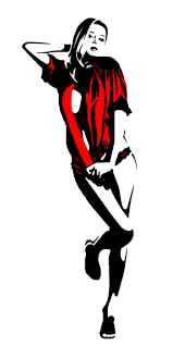 Black And White Stencil Pin On Black White Red Illustration