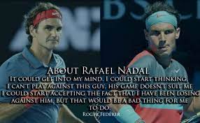 Rafael nadal — spanish athlete born on june 03, 1986, rafael rafa nadal parera is a spanish professional tennis player currently ranked world roger federer quotes maria sharapova quotes rafa quotes rafael nada quotes rafeal nadal quotes rafael nadal quotes inspirational quotes. Roger And Rafa S Legendary Respect Youtube Tennis Lessons