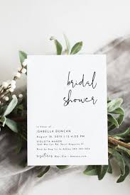 Adella Modern Minimalist Wedding Save The Date Template In 2020 Bridal Shower Invitations Diy Minimalist Bridal Shower Bridal Shower Invitations Printable