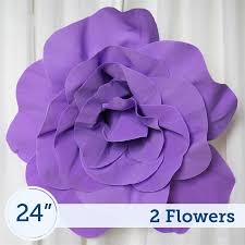 Foam flowers are now the new craze! 2 24 Wide Red Foam Giant Roses For Flower Walls