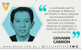 La renuncia La nueva columna de #opinión de Giovanni Carrión en:  https://bit.ly/3bRqu2D #IdeasPlanV #DefensorDelPueblo #HacemosPeriodismo