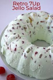 Retro 7up Jello Salad Recipe Jello Mold Recipes Jello Recipes Lime Jello Salads