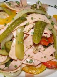 Fettarmer Wurstsalat Rezept Wurstsalat Wurstchen Rezepte