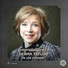 It is with joyful but bittersweet emotions that we announce our STAR, Debra  Taylor's, retirement. After 32 years in the banking industry, and an  incredible 9 years with FUB, Debra is ready