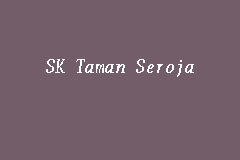Sekolah kebangsaan taman seroja atau nama ringkasnya sk taman seroja, merupakan sebuah sekolah kebangsaan yang terletak di jln bbst,tmn seroja , bandar baru salak tinggi. Sk Taman Seroja Primary School In Sepang